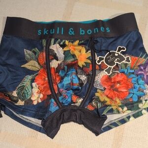 Men's Floral Boxer Briefs - Navy and Multicolor